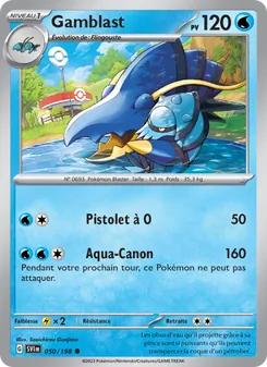 Carte Gamblast 050/198 – Écarlate et Violet