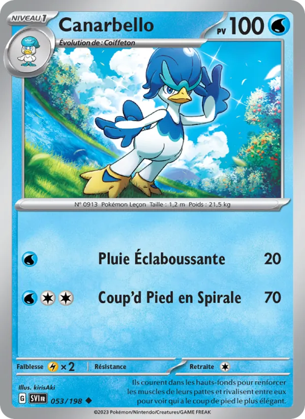 Carte Canarbello 053/198 – Écarlate et Violet