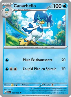 Carte Canarbello 053/198 – Écarlate et Violet