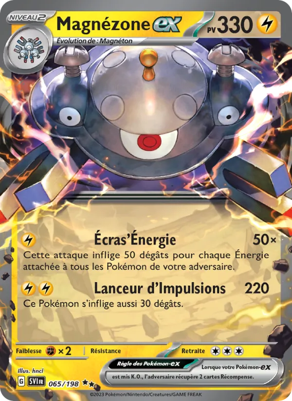 Carte Magnézone-ex 065/198 – Écarlate et Violet