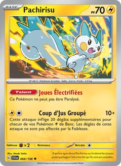 Carte Pachirisu 068/198 – Écarlate et Violet