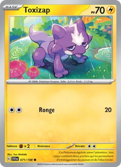 Carte Toxizap 071/198 – Écarlate et Violet