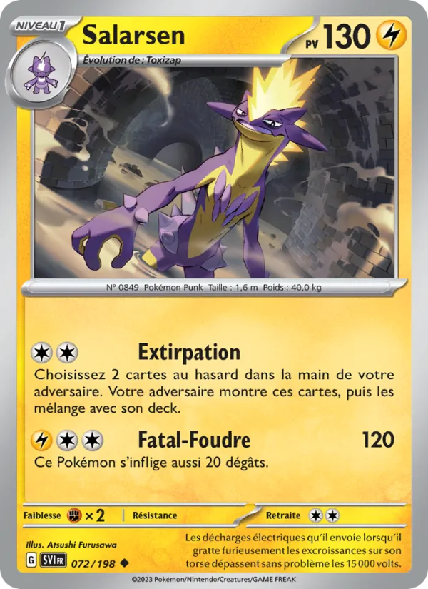 Carte Salarsen 072/198 – Écarlate et Violet