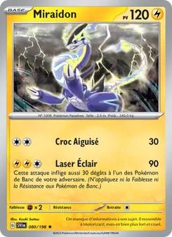 Carte Miraidon 080/198 – Écarlate et Violet