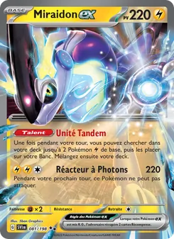 Carte Miraidon-ex 081/198 – Écarlate et Violet