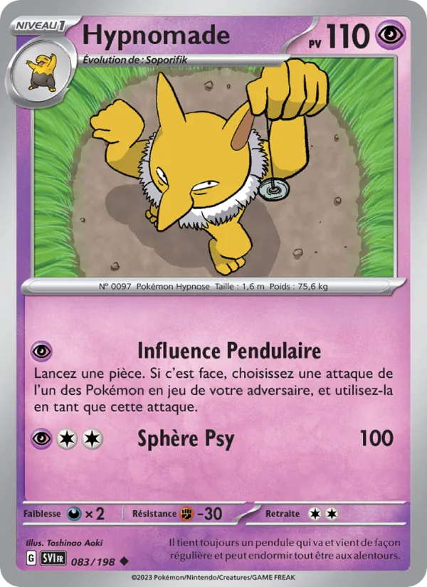 Carte Hypnomade 083/198 – Écarlate et Violet