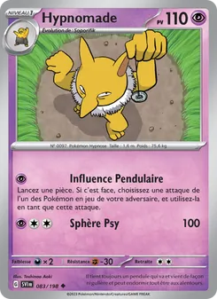 Carte Hypnomade 083/198 – Écarlate et Violet