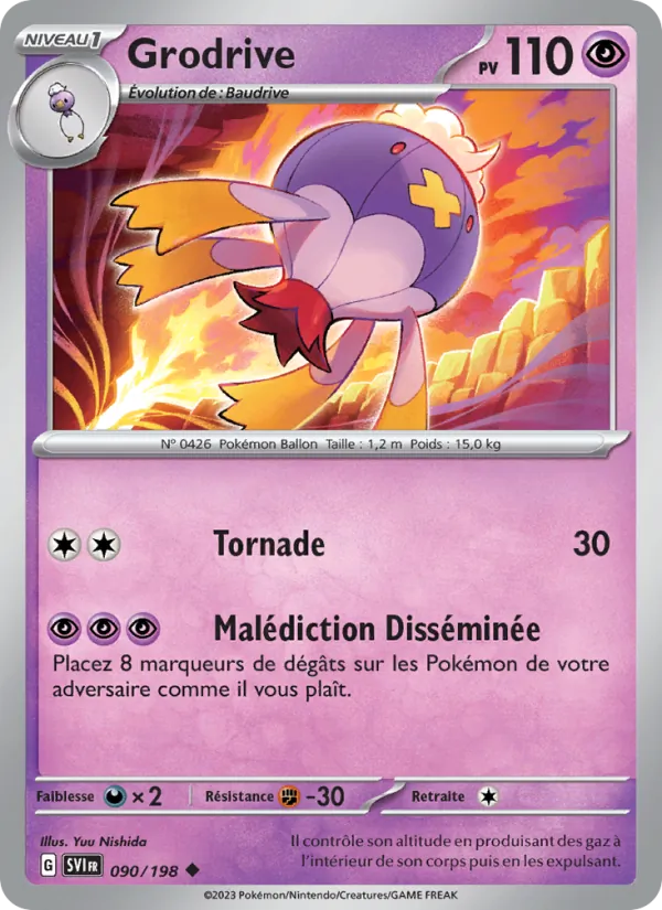 Carte Grodrive 090/198 – Écarlate et Violet