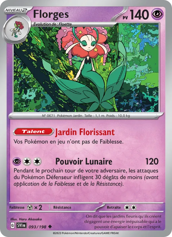 Carte Florges 093/198 – Écarlate et Violet