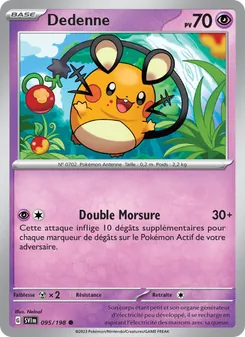 Carte Dedenne 095/198 – Écarlate et Violet