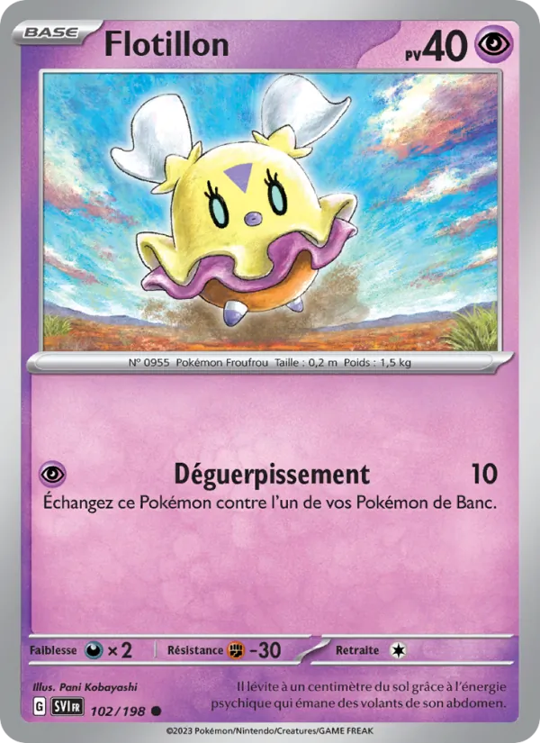 Carte Flotillon 102/198 – Écarlate et Violet