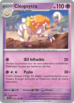 Carte Cléopsytra 103/198 – Écarlate et Violet