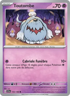 Carte Toutombe 104/198 – Écarlate et Violet