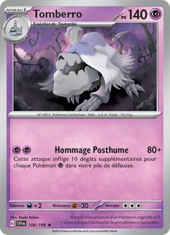 Carte Tomberro 106/198 – Écarlate et Violet
