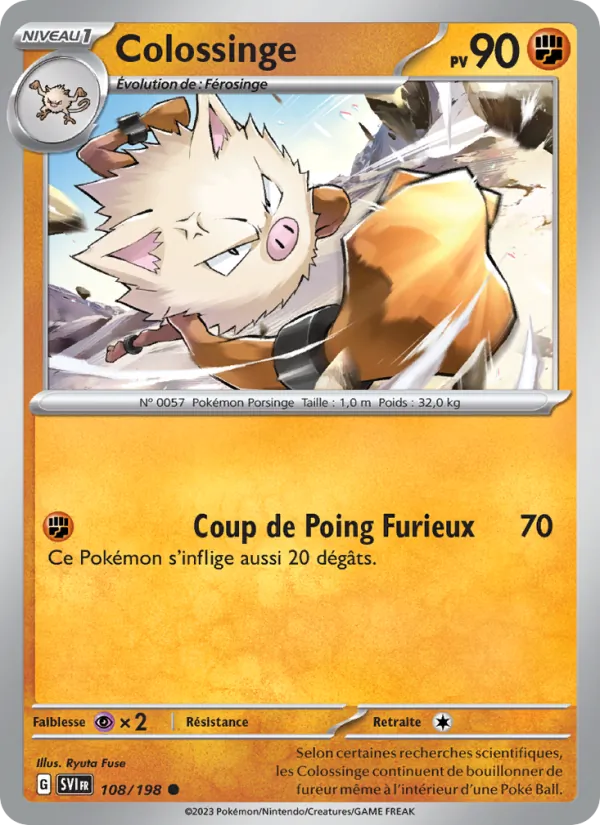 Carte Colossinge 108/198 – Écarlate et Violet