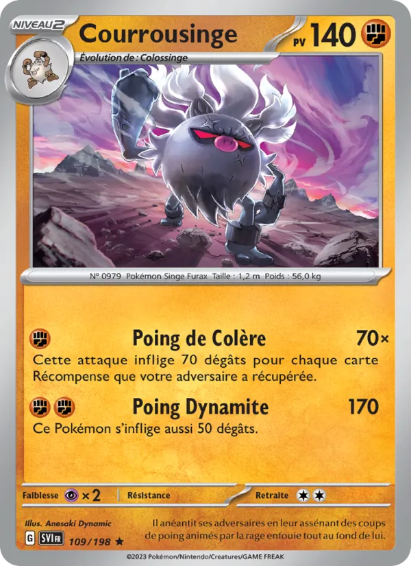 Carte Courrousinge 109/198 – Écarlate et Violet