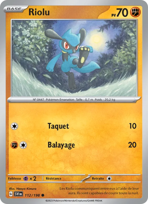 Carte Riolu 112/198 – Écarlate et Violet