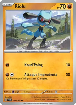 Carte Riolu 113/198 – Écarlate et Violet