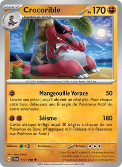 Carte Crocorible 117/198 – Écarlate et Violet