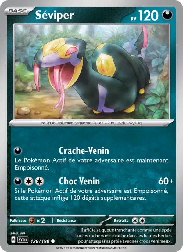 Carte Séviper 128/198 – Écarlate et Violet