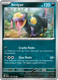 Carte Séviper 128/198 – Écarlate et Violet