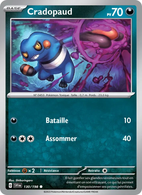 Carte Cradopaud 130/198 – Écarlate et Violet