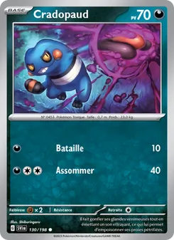 Carte Cradopaud 130/198 – Écarlate et Violet