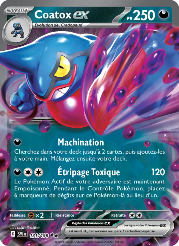 Carte Coatox-ex 131/198 – Écarlate et Violet