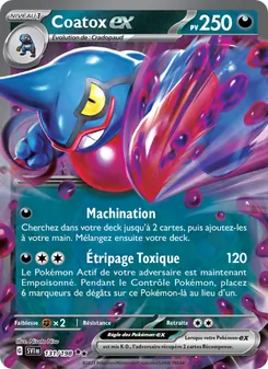 Carte Coatox-ex 131/198 – Écarlate et Violet
