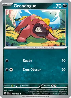 Carte Grondogue 135/198 – Écarlate et Violet