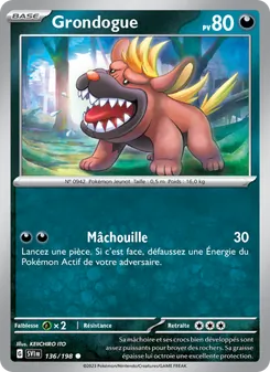 Carte Grondogue 136/198 – Écarlate et Violet