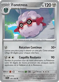 Carte Foretress 139/198 – Écarlate et Violet