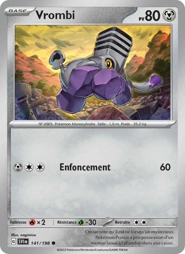 Carte Vrombi 141/198 – Écarlate et Violet