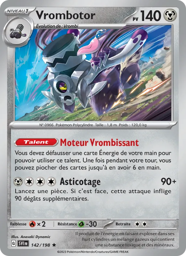 Carte Vrombotor 142/198 – Écarlate et Violet