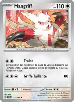 Carte Mangriff 147/198 – Écarlate et Violet