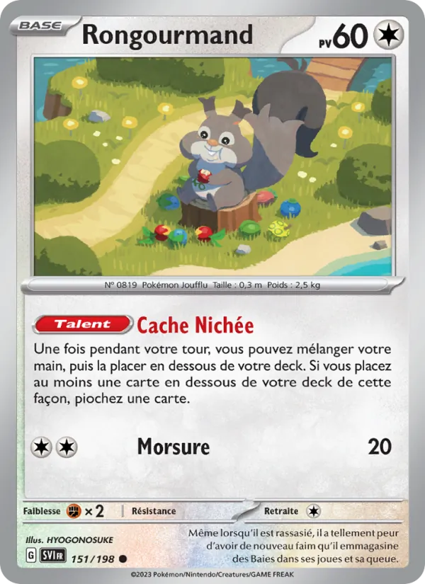 Carte Rongourmand 151/198 – Écarlate et Violet