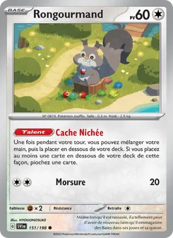 Carte Rongourmand 151/198 – Écarlate et Violet