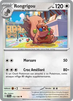 Carte Rongrigou 152/198 – Écarlate et Violet