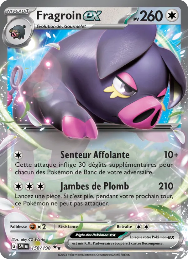 Carte Fragroin-ex 158/198 – Écarlate et Violet