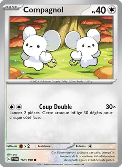 Carte Compagnol 160/198 – Écarlate et Violet