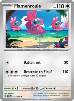 Carte Flamenroule 165/198 – Écarlate et Violet