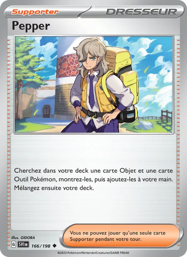 Carte Pepper 166/198 – Écarlate et Violet