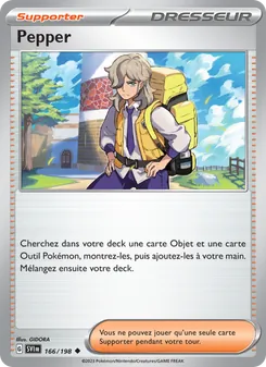 Carte Pepper 166/198 – Écarlate et Violet