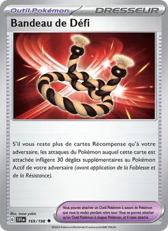 Carte Bandeau de Défi 169/198 – Écarlate et Violet