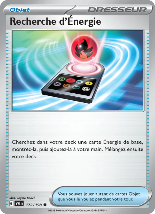 Carte Recherche d'Énergie 172/198 – Écarlate et Violet