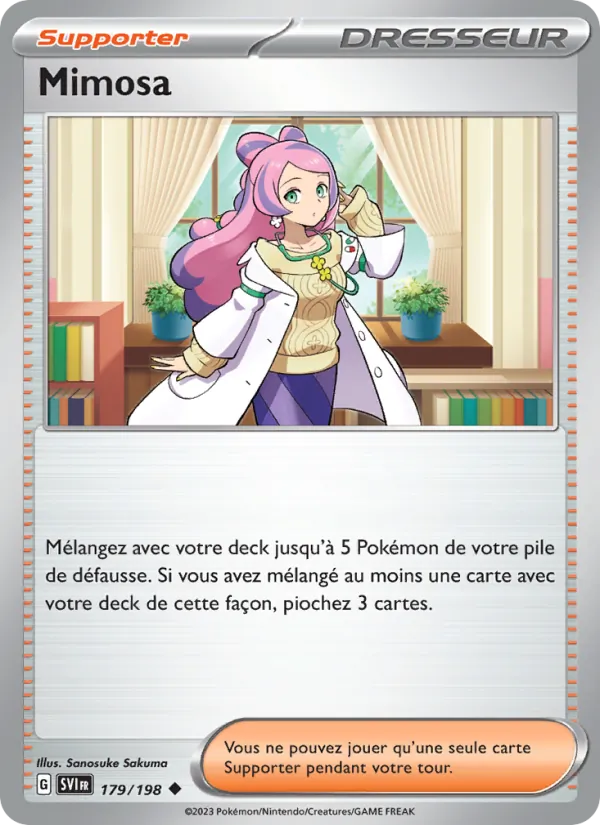 Carte Mimosa 179/198 – Écarlate et Violet