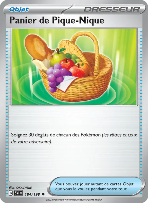 Carte Panier de Pique-Nique 184/198 – Écarlate et Violet
