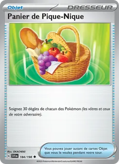 Carte Panier de Pique-Nique 184/198 – Écarlate et Violet
