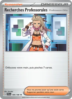 Carte Recherches Professorales 189/198 – Écarlate et Violet