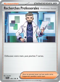 Carte Recherches Professorales 190/198 – Écarlate et Violet